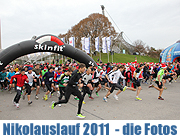 Nikolauslauf 2011in München am 3.12.: über 10 km als Auftakt der Münchner Winterlaufserie (Foto: Martin Schmitz))